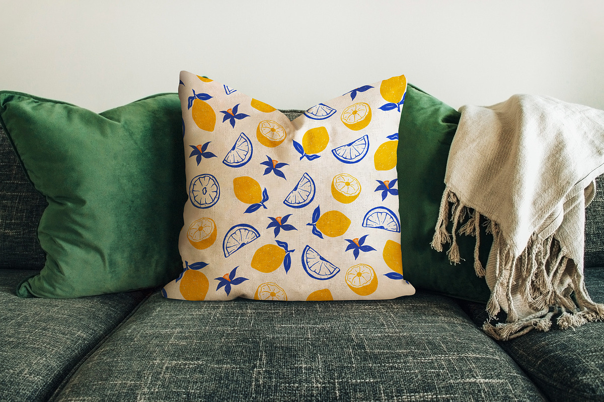 Lemons Pattern, a Pattern Graphic by Groovy Arts (Photo 5 of 6)