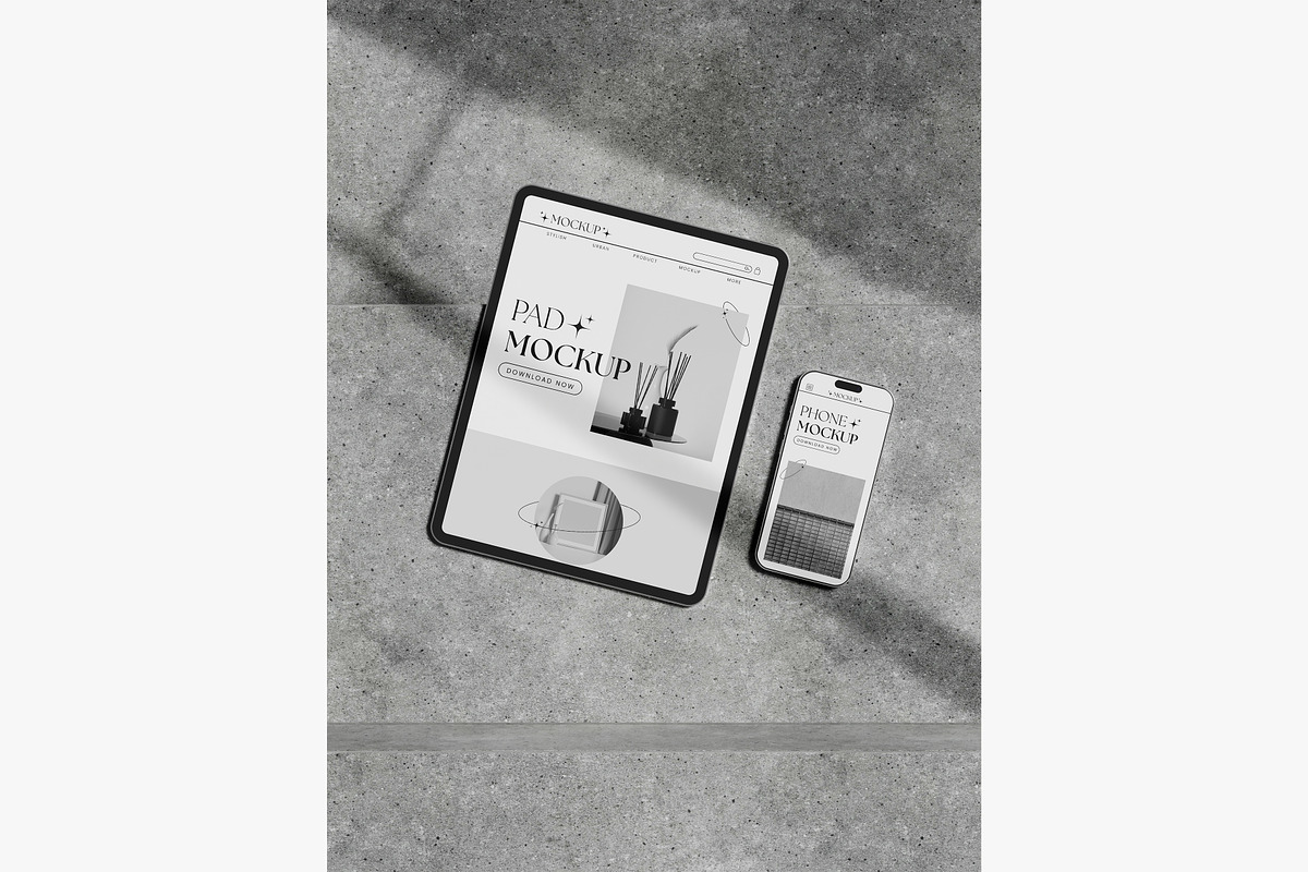Device Mockup: iPhone & iPad Pro, an iPhone Mockup by mockupocka (Photo 6 of 15)