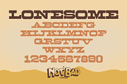 LONESOME - Spaghetti Western Serif, a Font by TWRUSHING (Thumbnail 2 of 2)