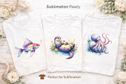 Whimsical Ocean Nursery Sublimation, an Illustration by Artnoy (Thumbnail 6 of 8)