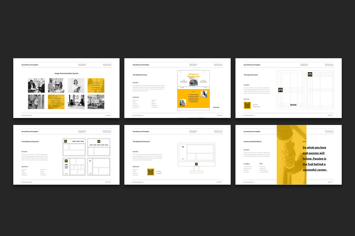 Brand Manual Guidelines Powepoint, a Presentation Template by kylyman (Photo 6 of 6)