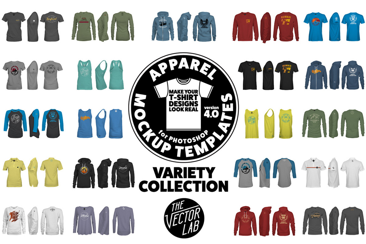 Apparel Mockups Variety Collection, a Hoody Mockup by TheVectorLab (Photo 1 of 24)