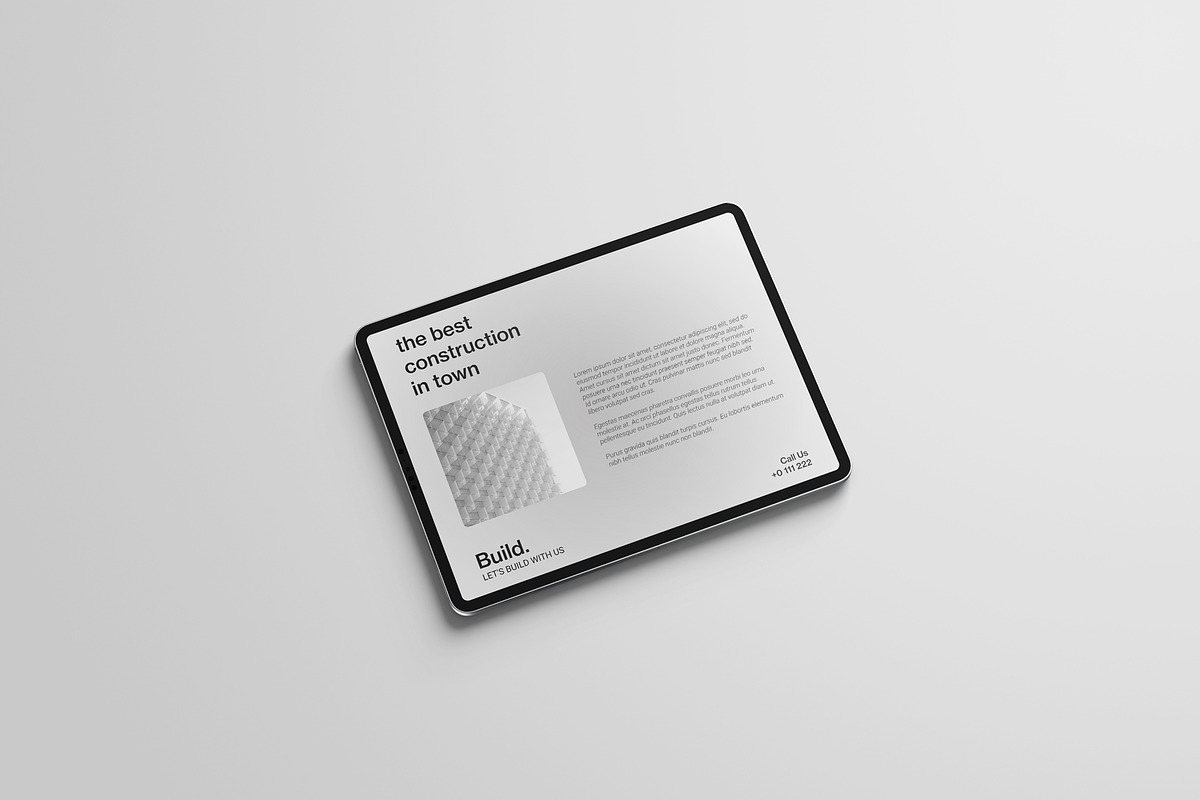 iPad Pro Mockup, an iPad Mockup by scribrostudio (Photo 4 of 10)