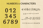 ZOYA, a Sans Serif Font by Mirela Gherman (Thumbnail 11 of 15)