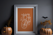 Halloween Frame Mockup, a Print Template by Ali's Designs (Thumbnail 4 of 5)
