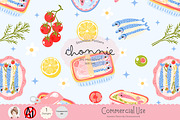 Cute Sardines Seamless Pattern, a Pattern Graphic by Chonnieartwork (Thumbnail 1 of 5)