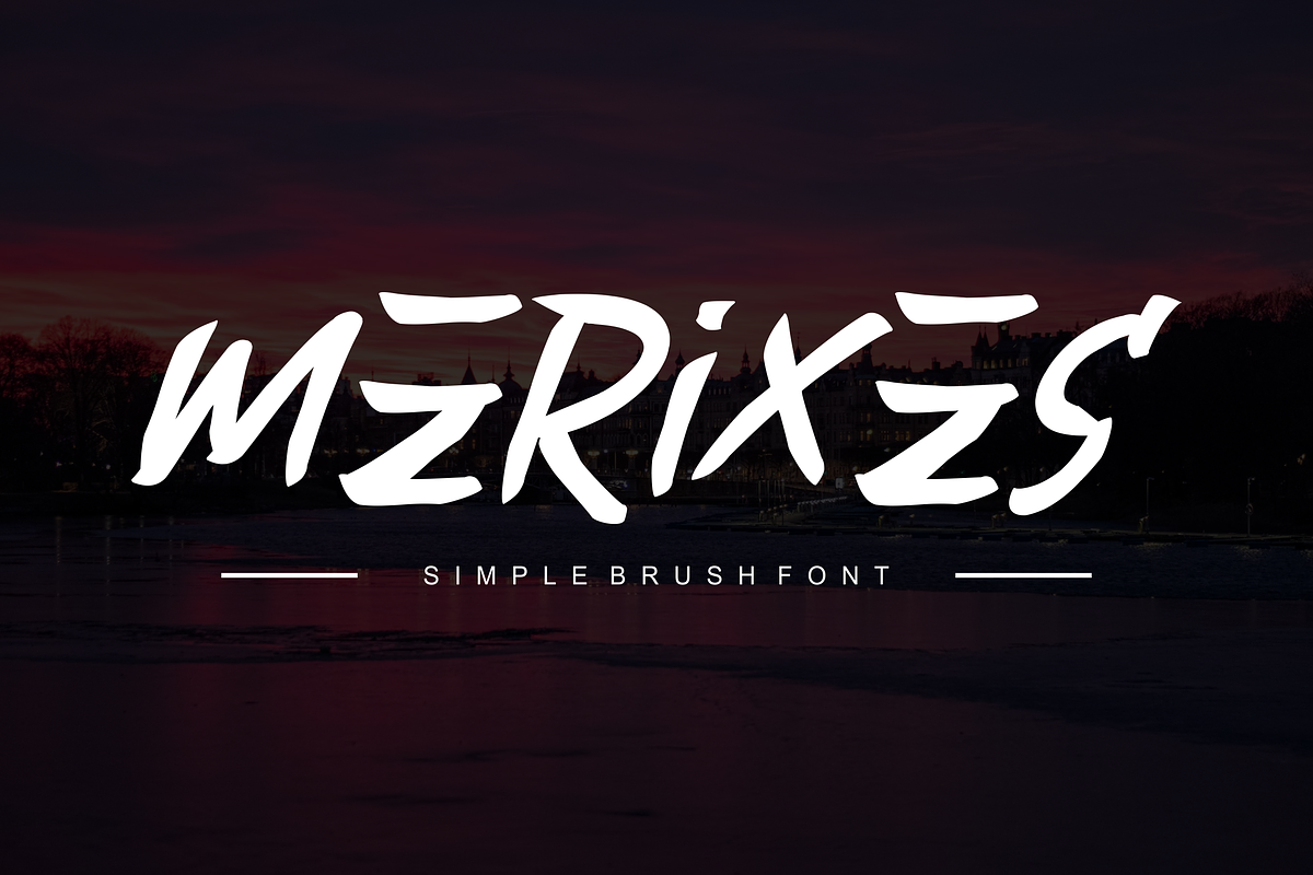 Merixes Font, a Handwritten Font by albert_kalingga (Photo 1 of 5)