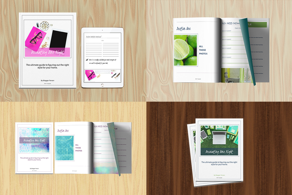The Clean Workbook Template, a Templates & Theme by BMAYS Design (Photo 3 of 8)
