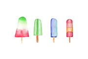 Ice Cream Parlour Watercolor Set, an Illustration by One and Only Paper (Thumbnail 5 of 10)