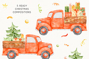 Christmas animal winter clip art, an Animal Illustration by Watercolor Nastasia Art (Thumbnail 3 of 6)