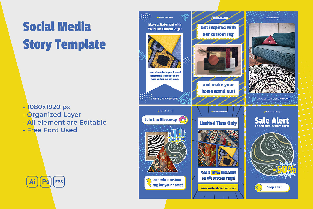 Pop Art Social Media Story, a Social Media Template by Fannan Studio (Photo 1 of 3)