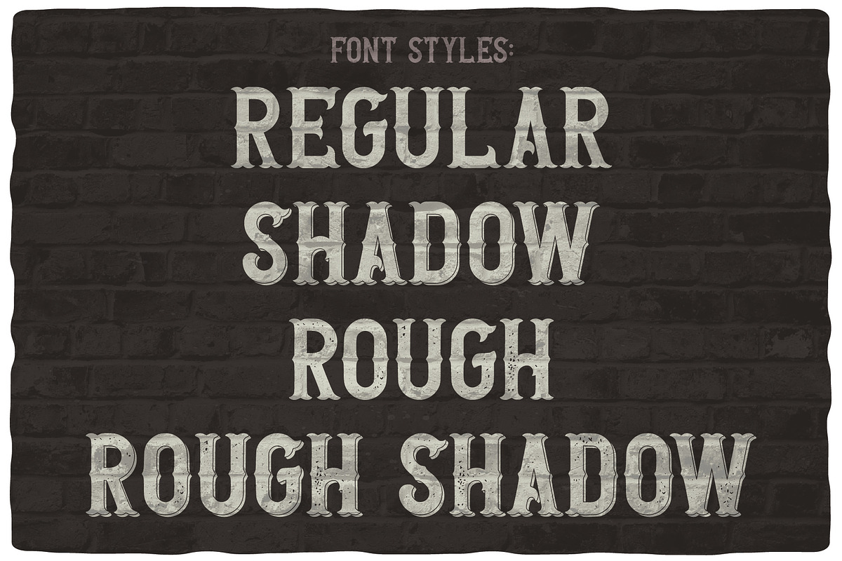 Road Rage Vintage Label Font