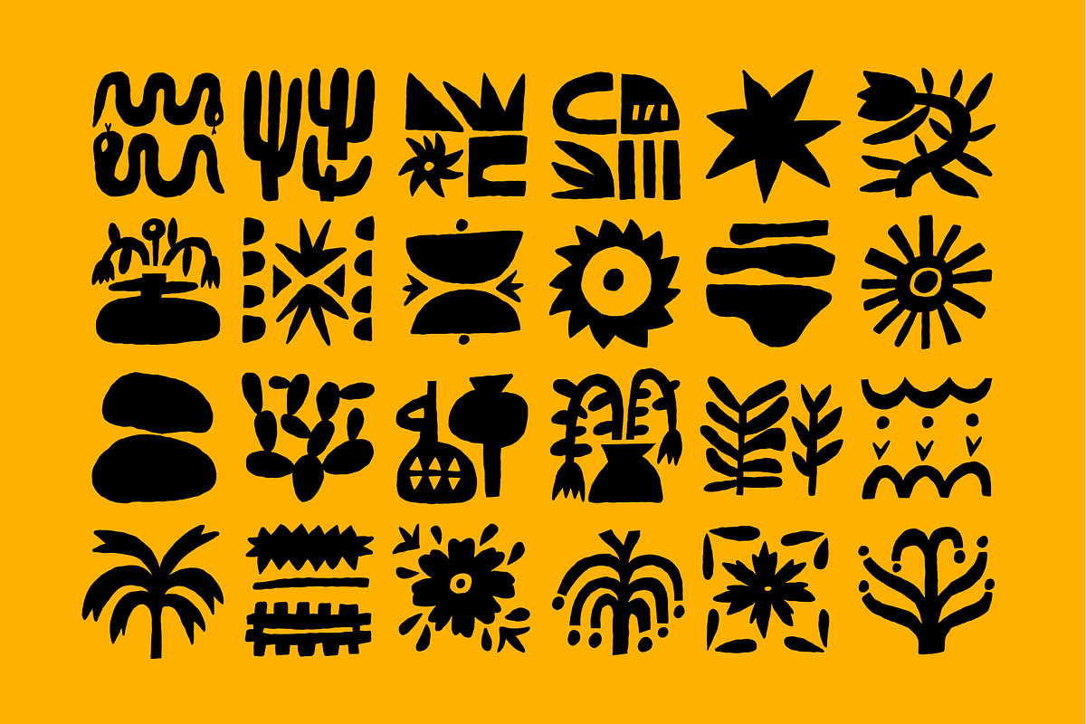 MEXICAN SHAPES | HAND DRAWN ELEMENTS, a Decorative Illustration by Favete Art (Photo 6 of 15)
