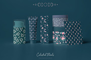 Celestial Florals Pattern & Clipart, an Illustration by Cozy pattern shop (Thumbnail 10 of 10)