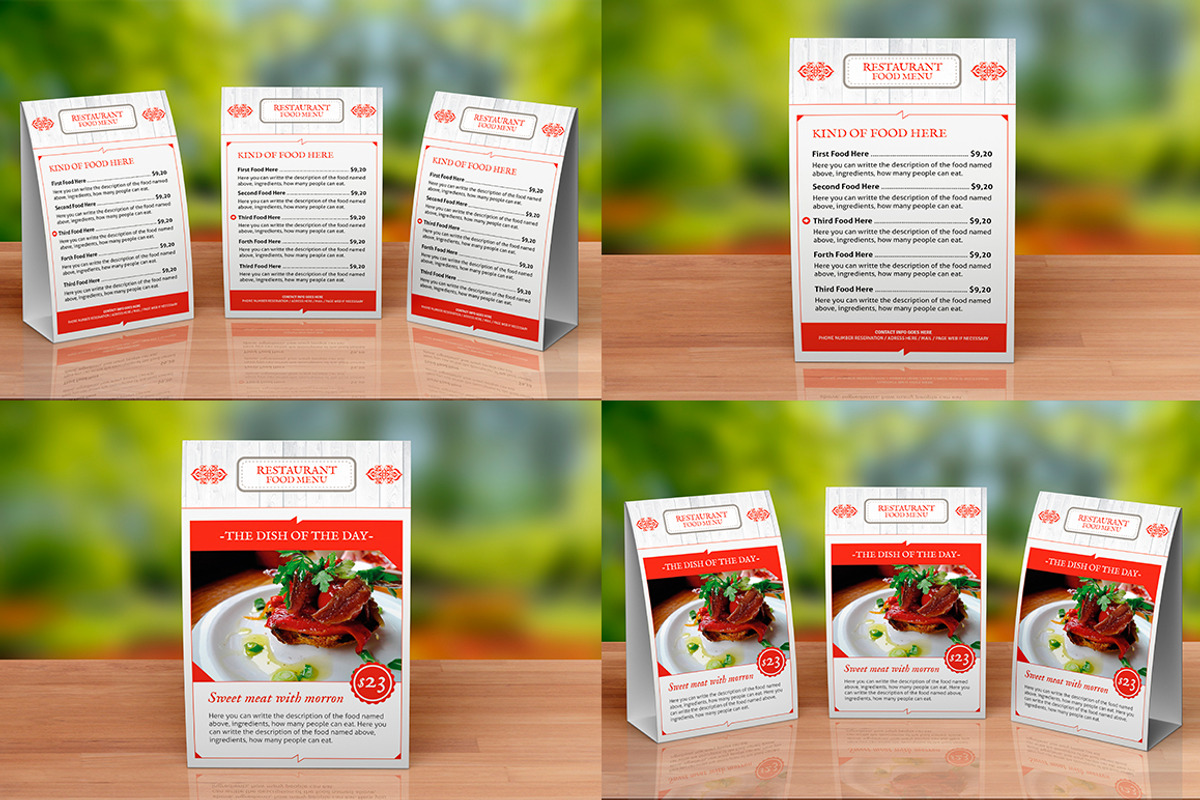 Classy Food Menu, a Brochure Template by Luuqas Design (Photo 7 of 8)