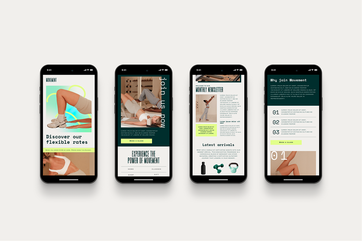 Modern Email Marketing Templates, an Email Template by LePosey Studio (Photo 4 of 7)