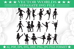 Children Dancing Svg, Dance Svg