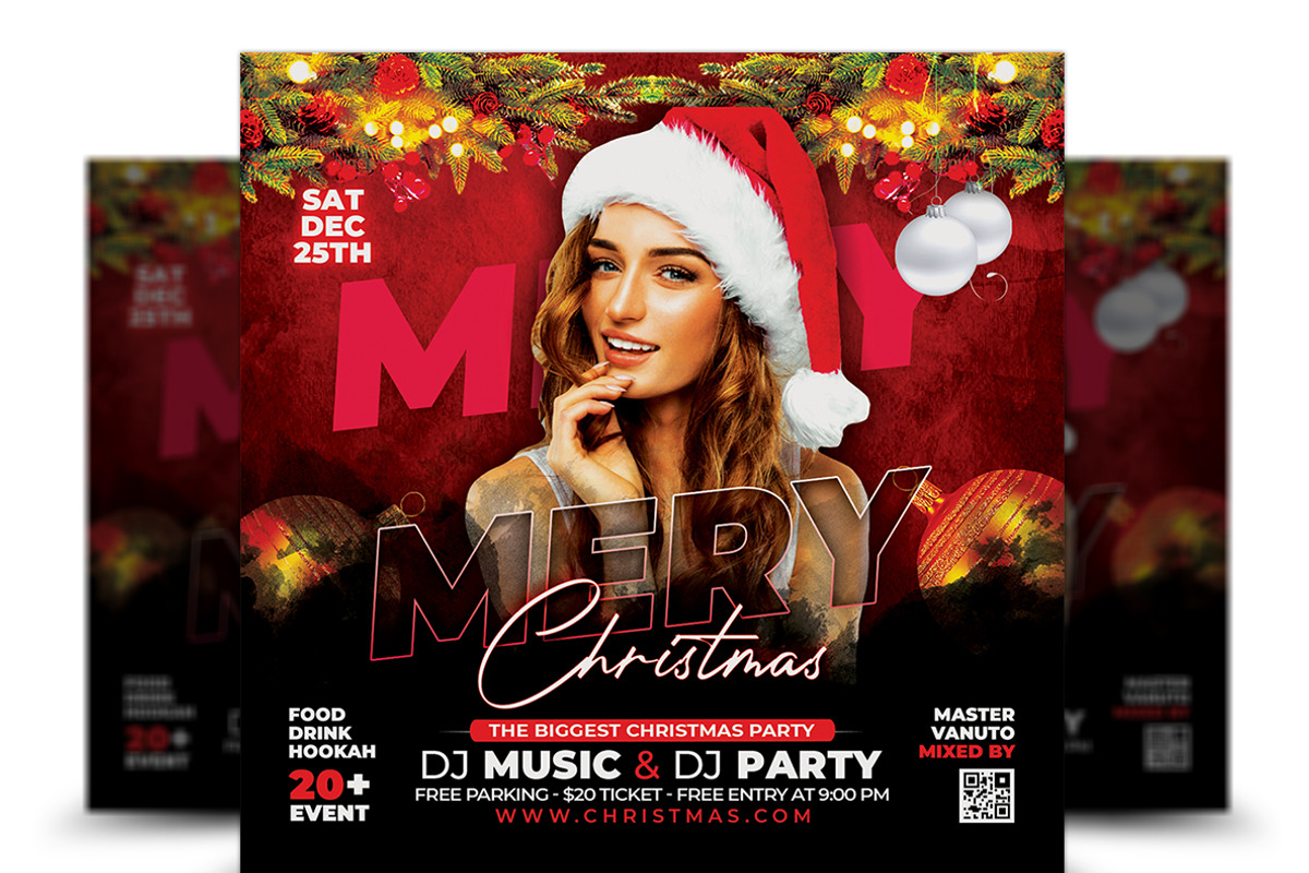 Christmas Flyer, a Flyer Template by AfzaalGraphics (Photo 1 of 2)