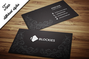 Decorative Business Card Template