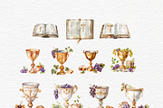 Clip art Primera communion bundle, an Education Illustration by Invite to Clipart (Thumbnail 4 of 6)