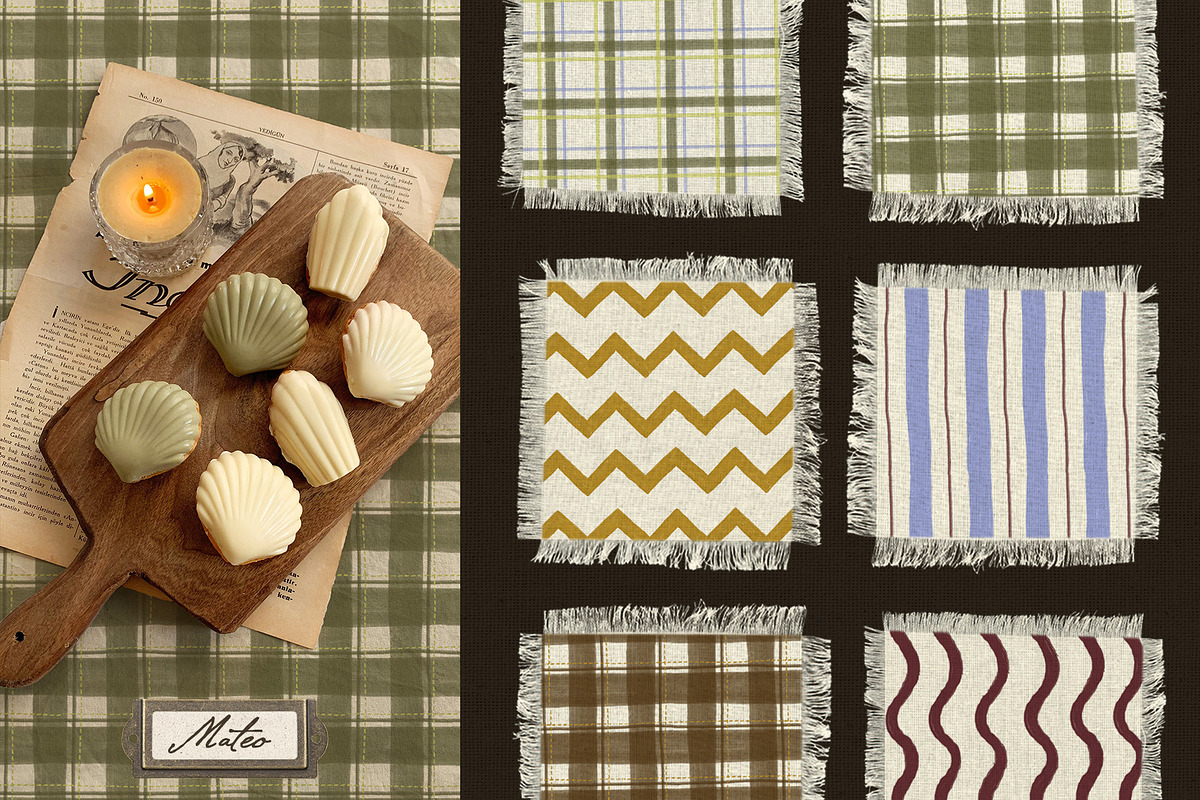 MATEO - Hand Drawn Pattern Pack, a Pattern Graphic by lerinartstudio (Photo 4 of 13)