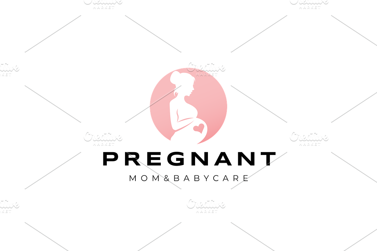 Pregnant icon template illustration, a Branding & Logo Template by Dyn Studio (Photo 2 of 2)