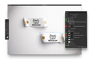 Curled Place Card Mockup, a Mockup by Custom Scene (Thumbnail 7 of 9)