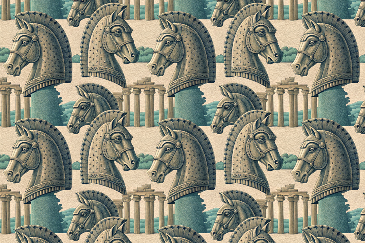 Early world. Seamless pattern set., a Pattern Graphic by Designs by Helen Trupak (Photo 5 of 8)