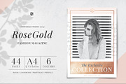 ROSE GOLD Magazine | PPT, a Presentation Template by Marigold Studios (Thumbnail 1 of 8)