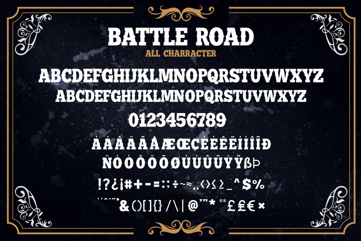Battle Road, a Blackletter Font by Fachranheit Studio (Photo 10 of 13)
