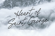 Heart of Saint George, a Handwritten Font by chekart (Thumbnail 1 of 14)