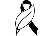Black Awareness Ribbon Icon Set, a Healthcare Illustration by Artivon (Thumbnail 15 of 51)