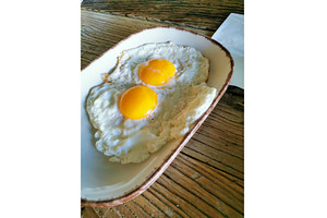 Sunny side up eggs closeup closeup, a Food & Drink Photo by sceptical cactus