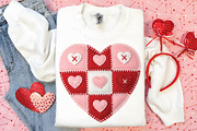 Latch Hook Patchwork Valentine Heart, an Illustration by DreamPrint404 (Thumbnail 7 of 8)