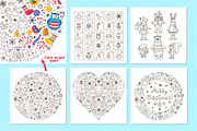 Christmas coloring pages., an Object Graphic by Fairy dreams (Thumbnail 2 of 5)