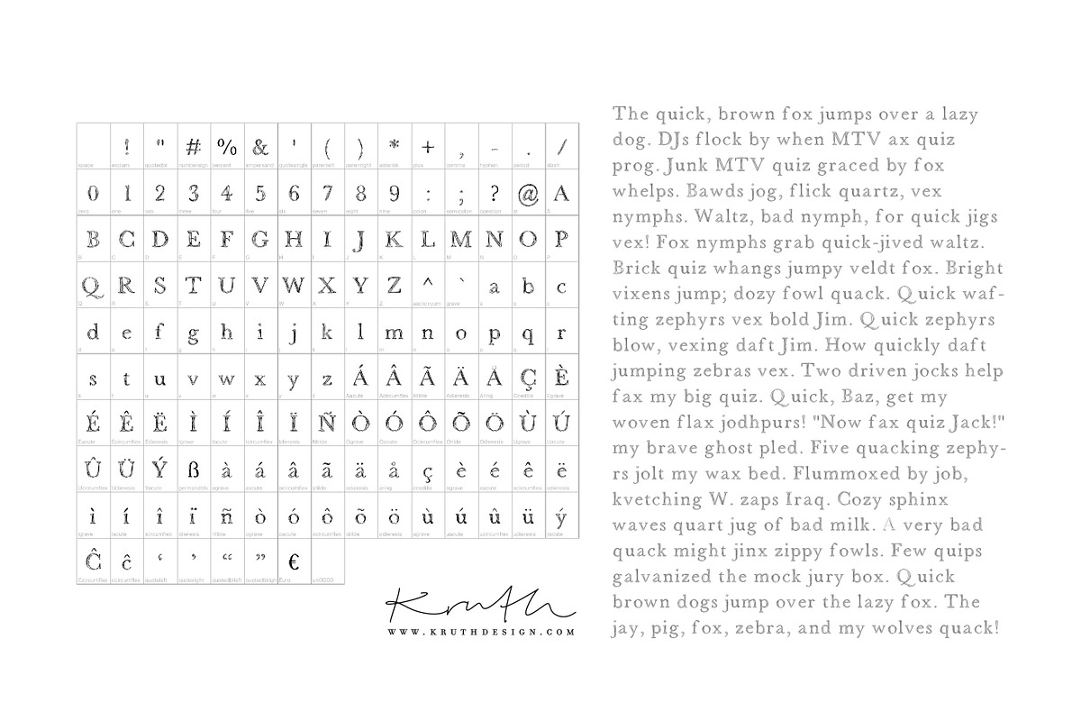 The Classic Font / serif type, a Serif Font by KruthDesign (Photo 2 of 8)