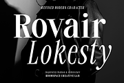 Rovair Lekosty - Modern Serif Font, a Serif Font by roomspace creative lab (Thumbnail 1 of 14)