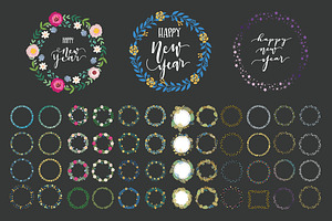 Mix DIY : NEW YEAR HAND DRAWN VECTOR