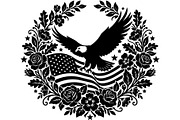 Patriotic Military Emblem Vintage, an Object Graphic by Gfx_Store (Thumbnail 13 of 16)