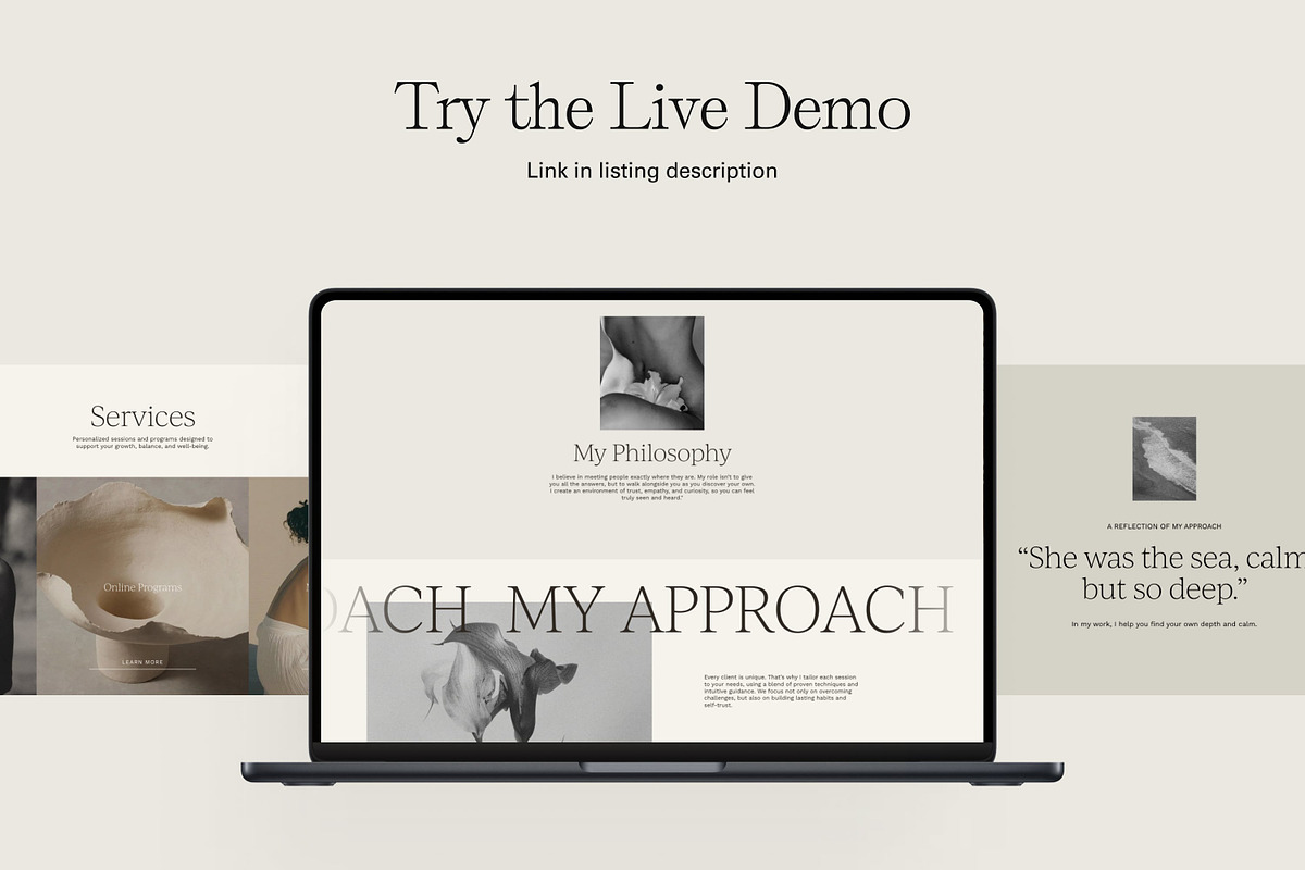 Squarespace Template Coach Website, a Squarespace Template by The Soft Voice (Photo 5 of 8)