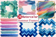 Summer Preppy Hand Drawn Frames, an Illustration by CitraGraphics (Thumbnail 1 of 7)