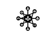 Global Network Silhouettes, a Graphic by hafijul (Thumbnail 3 of 14)