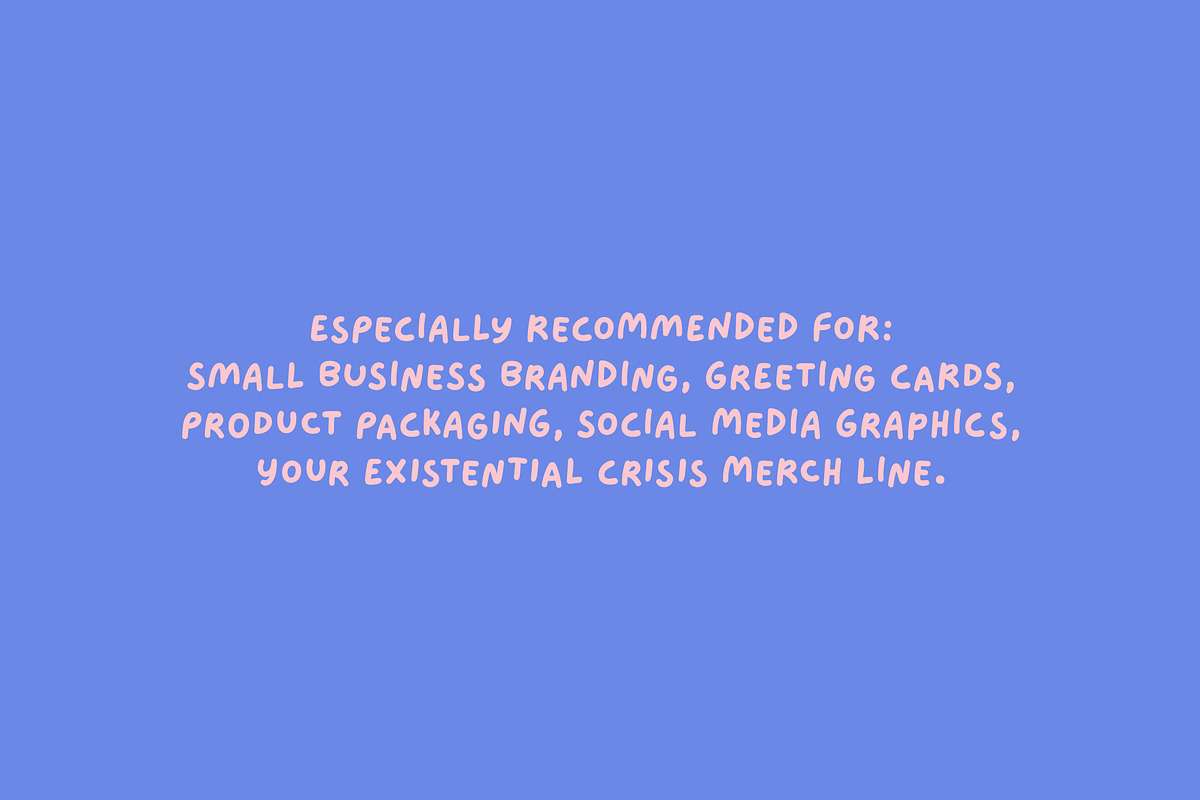 Blanket Burrito — Handwritten Font, a Handwritten Font by Font Buyers Anonymous (Photo 3 of 21)
