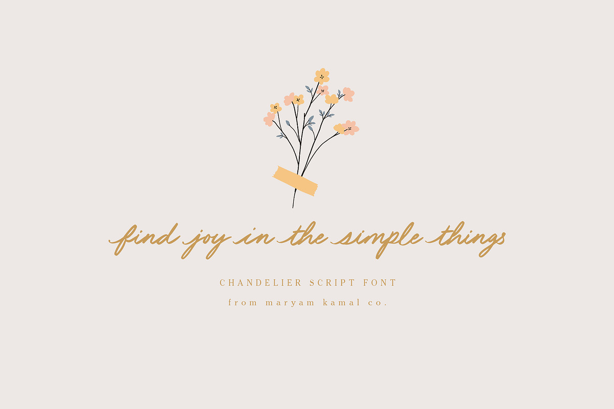 Chandelier Script Font, a Script Font by ReveryWorks (Photo 3 of 15)
