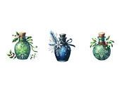 Watercolor Christmas Potions Clipart, an Illustration by Designworld (Thumbnail 5 of 5)