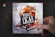 Cigar&Whiskey Party Flyer, a Flyer Template by MonkeyBOX (Thumbnail 3 of 3)