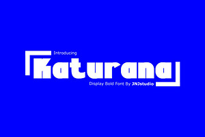 Katurana Display Font