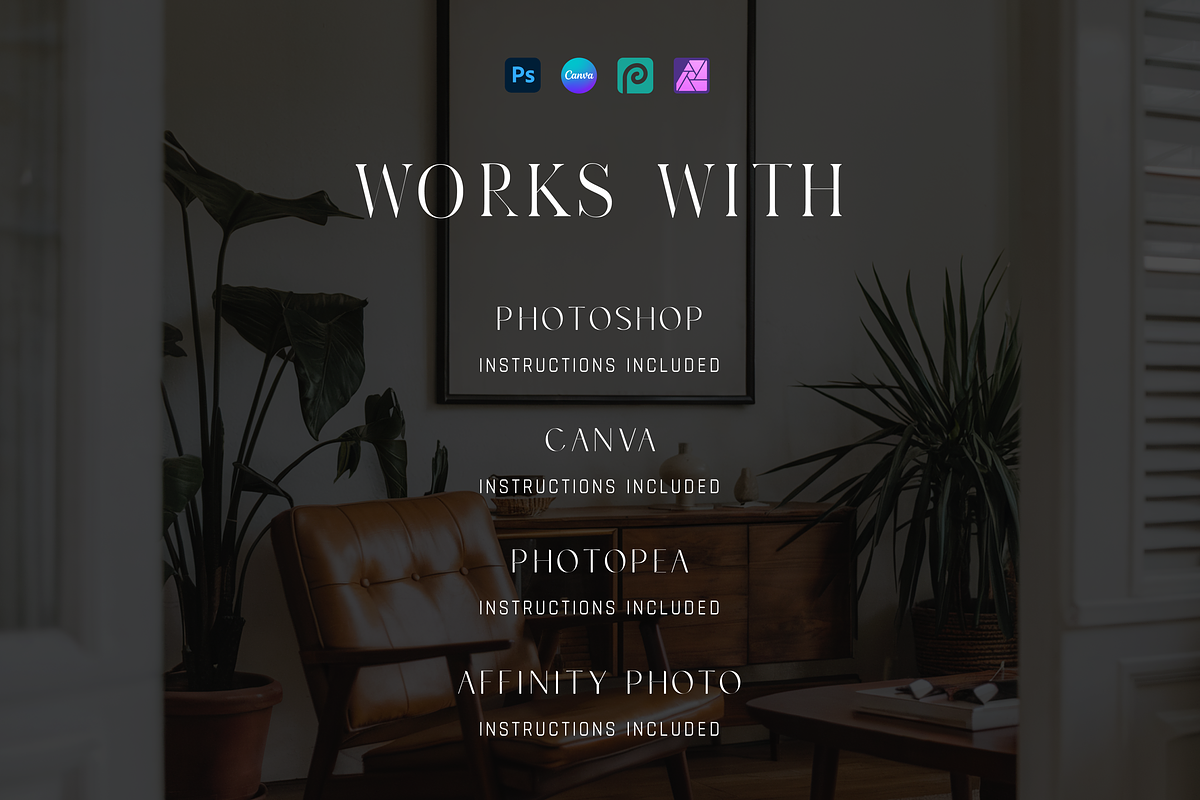 Frame Mockup Bundle | Mid-Century, a Household Mockup by The White Space Co. (Photo 9 of 9)