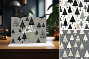 14 seamless minimalism Christmas, a Pattern Graphic by ARTOZEN DIGITAL (Thumbnail 7 of 14)