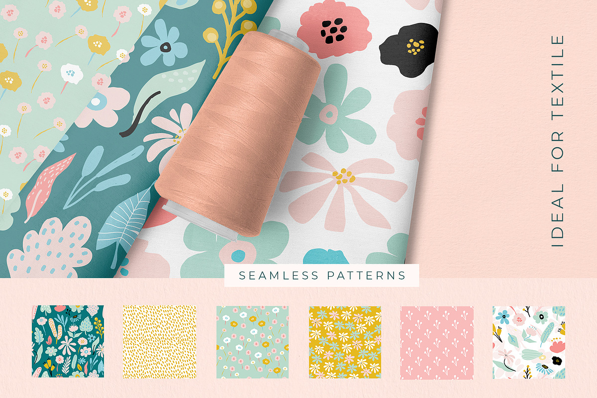 Abstract Floral Collection, a Pattern Graphic by Yamurchik (Photo 7 of 10)